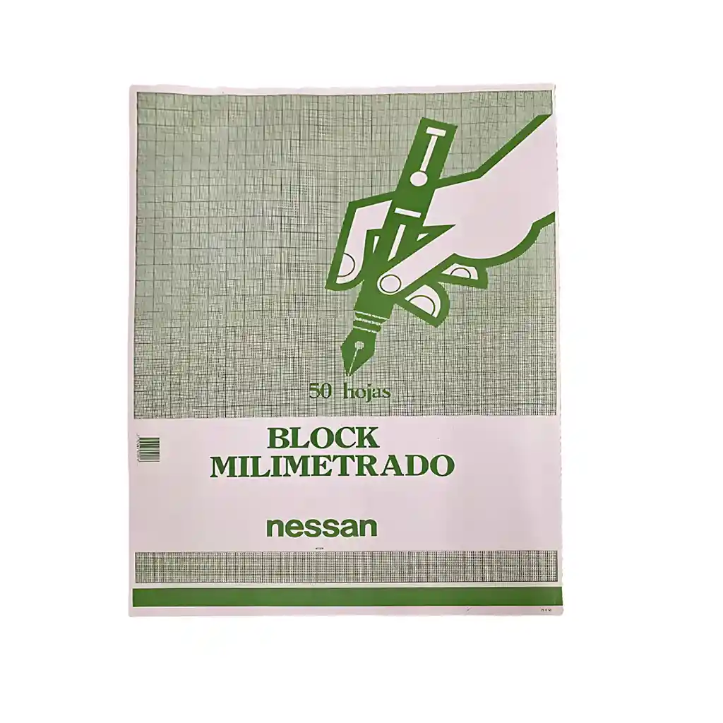 Block Nessan Milimetrado 1/2 Pliego X50 Hj