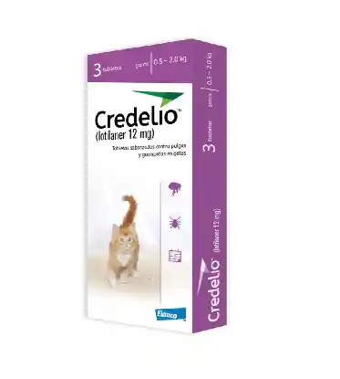 Credelio Gatos 12mg X 3 Tabl (0.5 - 2.0 Kg)