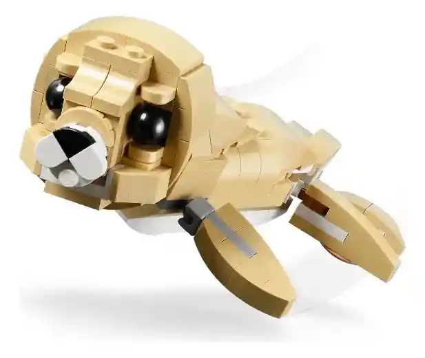 Juego De Construcción Conejito Tierno 3 En 1 Lego Para Niños