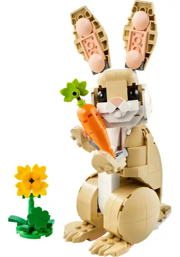 Juego De Construcción Conejito Tierno 3 En 1 Lego Para Niños