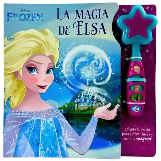 Libro Interactivo Frozen Con Varita De Luces Y Sonidos Niños