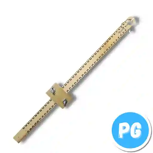 Compas En Madera Artecma Para Tablero Grande Radial 35 Centimetros