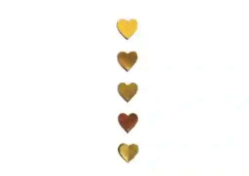 Tira De Corazón Dorado