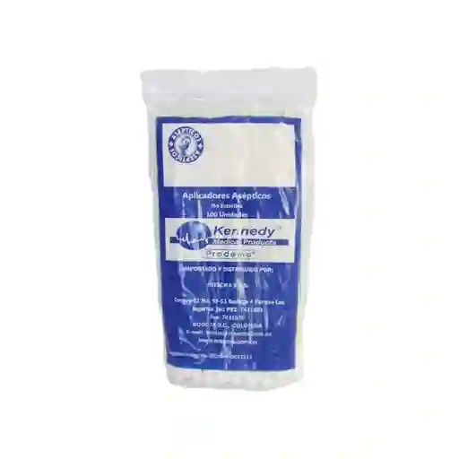 Aplicadores Con Algodon Pqte X 100 Unds Kennedy