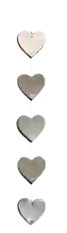 Tira De Corazón Plata