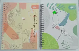 Cuaderno 5 Materias Argollado Pasta Dura Grande 150 Hojas