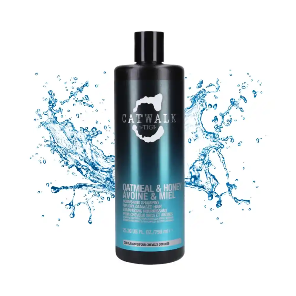 Shampoo Tigi Catwalk Nutritivo De Avena Y Miel Para Unisex, 25.36 Onzas