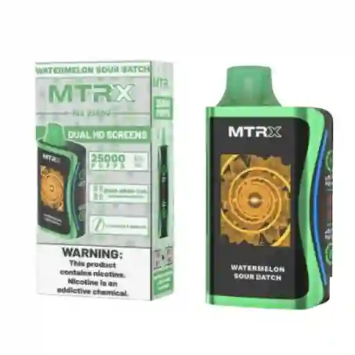 Mtrx Mx25.000 Puffs - Green Apple Watermelon
