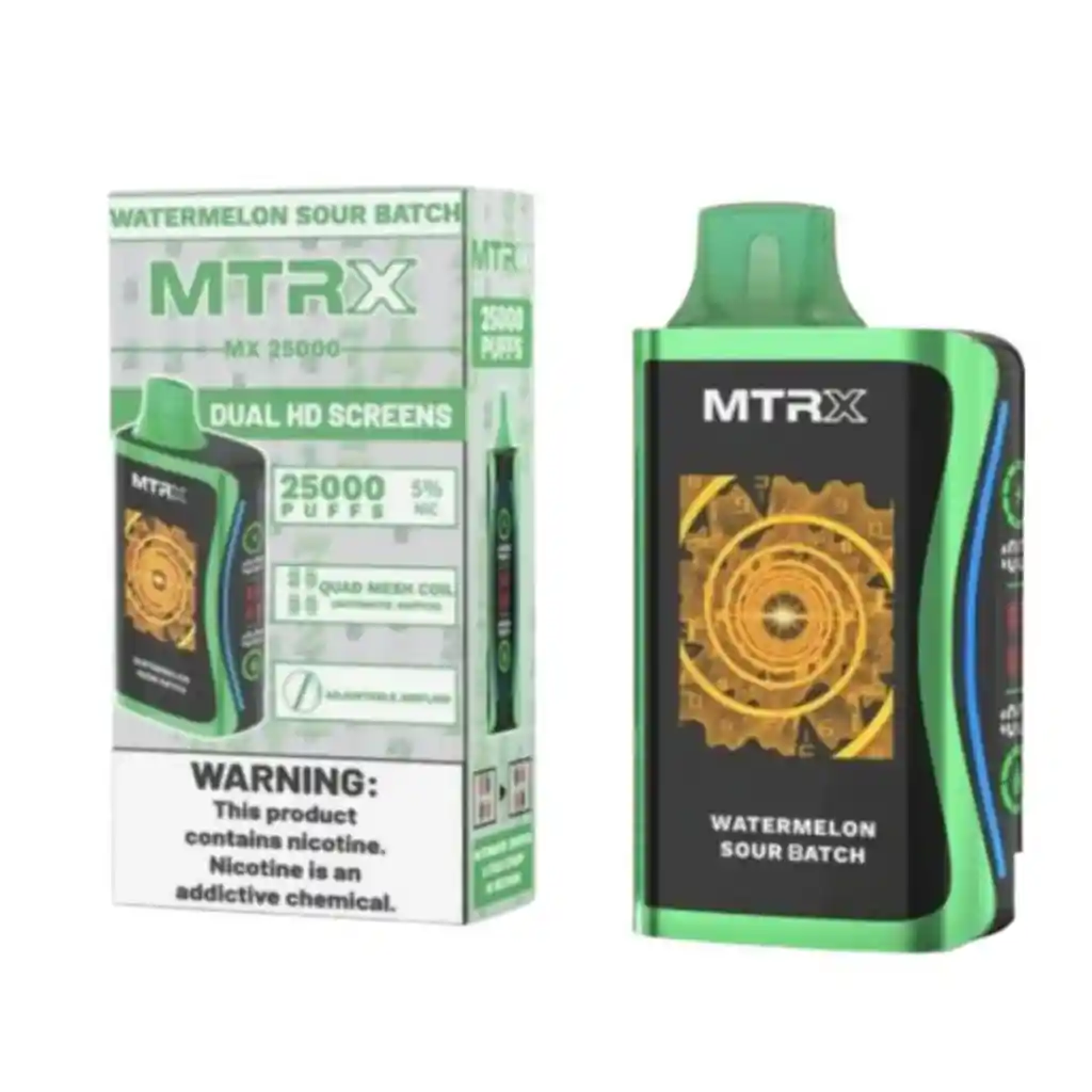 Mtrx Mx25.000 Puffs - Green Apple Watermelon
