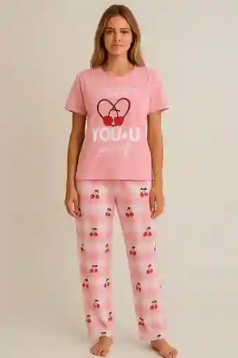 Conjunto Pijamas Blusa Camisera Y Pantalón