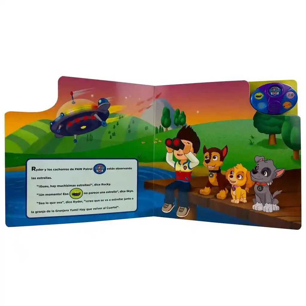 Libro Interactivo Paw Patrol Con Pulsera Y Sonidos Niños