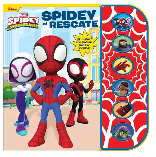 Libro Spidey Y Sus Sorprendentes Amigos Con Sonidos Niños