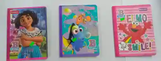 Cuaderno Cocido Cuadro B Con Stickers