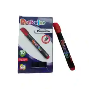 Marcador Permanente Rojo Doricolor