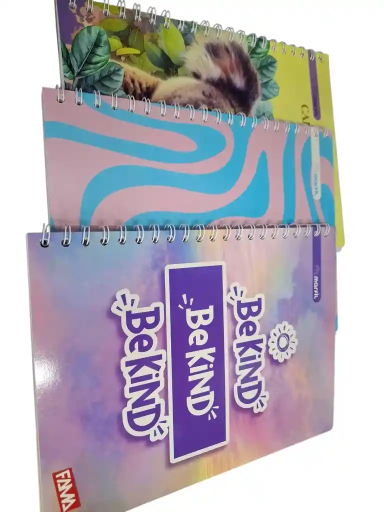 Cuaderno Argollado Grande Pasta Blanda De 105-80 Cuadriculado Mujer