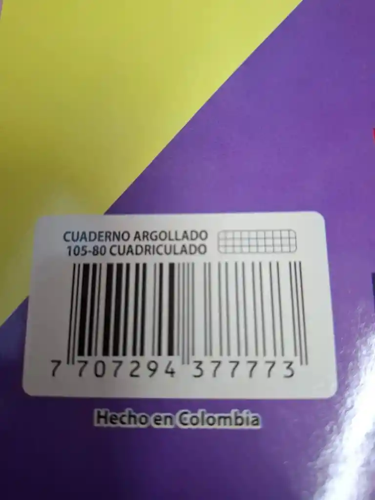 Cuaderno Argollado Grande Pasta Blanda De 105-80 Cuadriculado Mujer