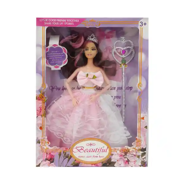 Juguete - Barbie Princesa En Caja Con Accesorios Armada