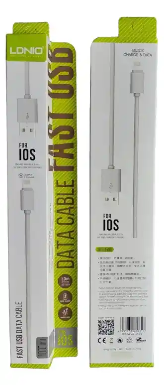 Cable Usb A Iphone 1 Metro – Carga Rápida Y Transferencia De Datos