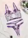 Conjunto Bordado Floral Talla M
