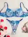 Conjunto Bordado Floral Talla M