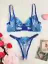 Conjunto Bordado Floral Talla M