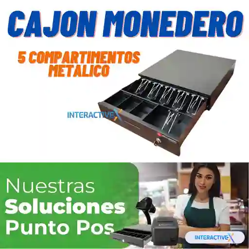 Cajon Monedero 3bumen 5 Compartimentos