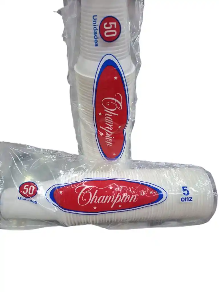 Vasos 5 Onzas Blanco X 50 Unidades