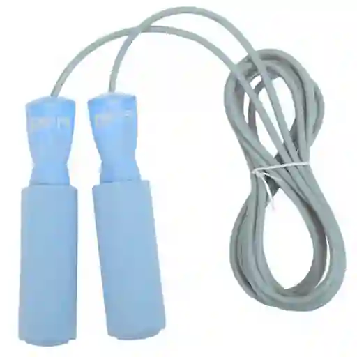 Lazo Siliconado Fitness Cuerda Para Saltar Color Azul Cielo