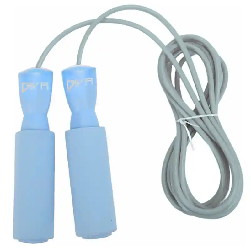 Lazo Siliconado Fitness Cuerda Para Saltar Color Azul Cielo