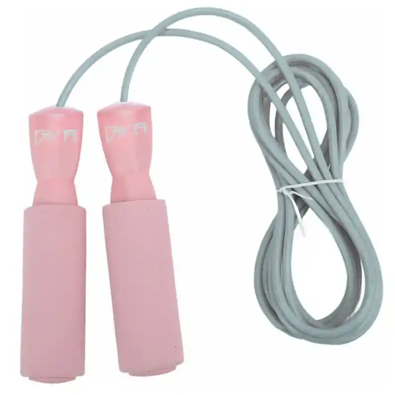 Lazo Siliconado Fitness Cuerda Para Saltar Color Rosa Pastel