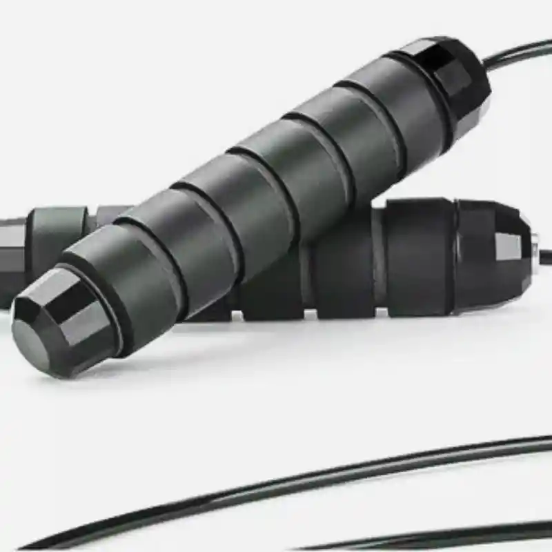 Lazo Guaya Cuerda Para Saltar Fitness Color Negro