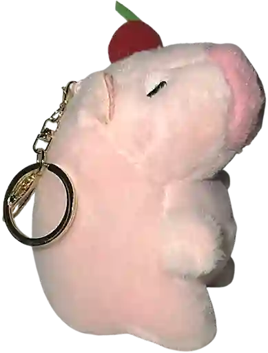 Capibara - Peluche Con Sonido Y Luces - Llavero 13 Cn.