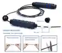 Lazo Guaya Cuerda Para Saltar Fitness Color Negro Con Azul
