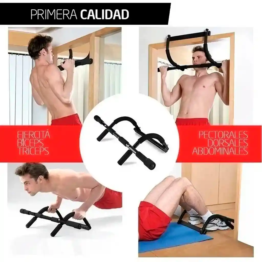 Barra Para Puerta Dominadas Multifuncional Flexiones