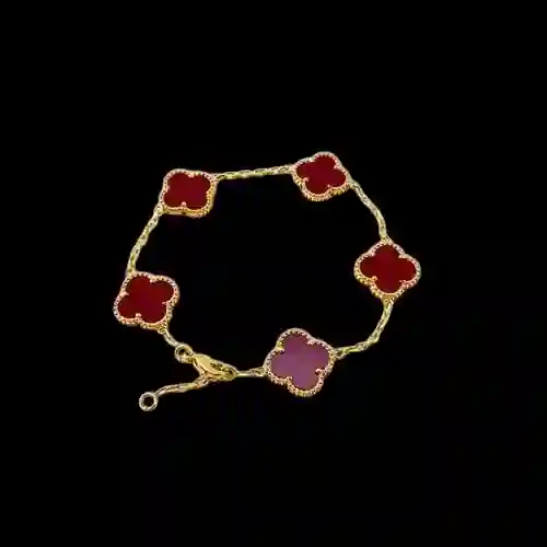 Pulsera Trébol Estilo Van Cleef