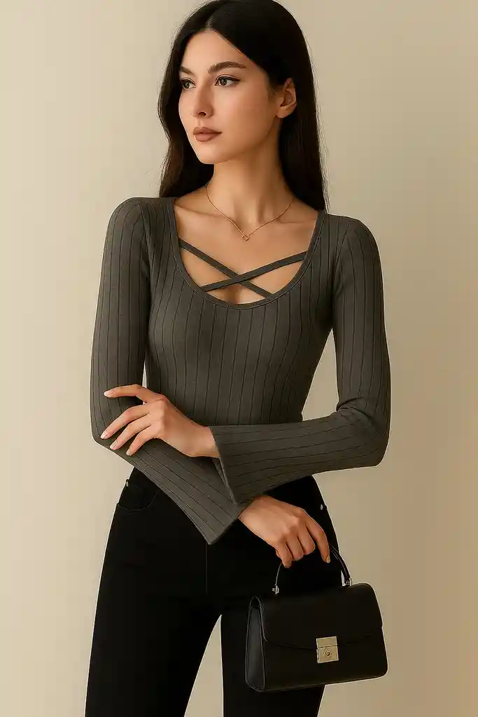 Blusa Atemporal Gris