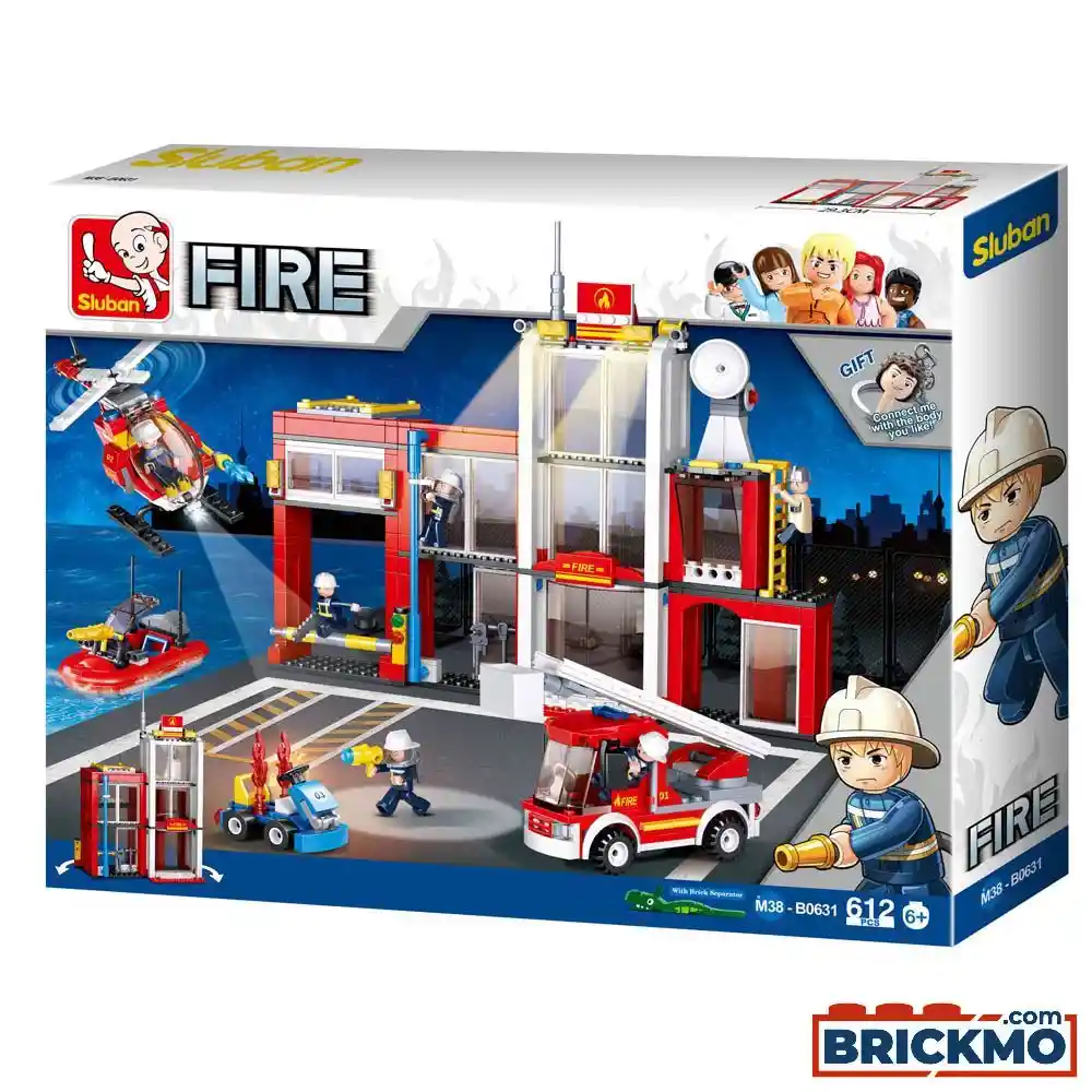 Lego Bomberos X612 Pcs