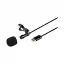 Micrófono De Solapa 3 Mts Para Celulares Tipo C
