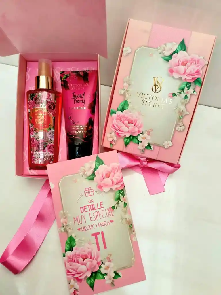 Estuche Regalo Victoria Secret Splash Y Crema+ Tarejeta