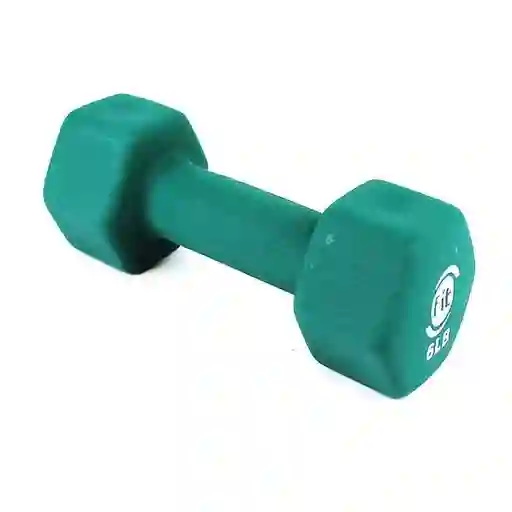 Mancuerna En Neopreno Hexagonal 6 Libras Sportfitness