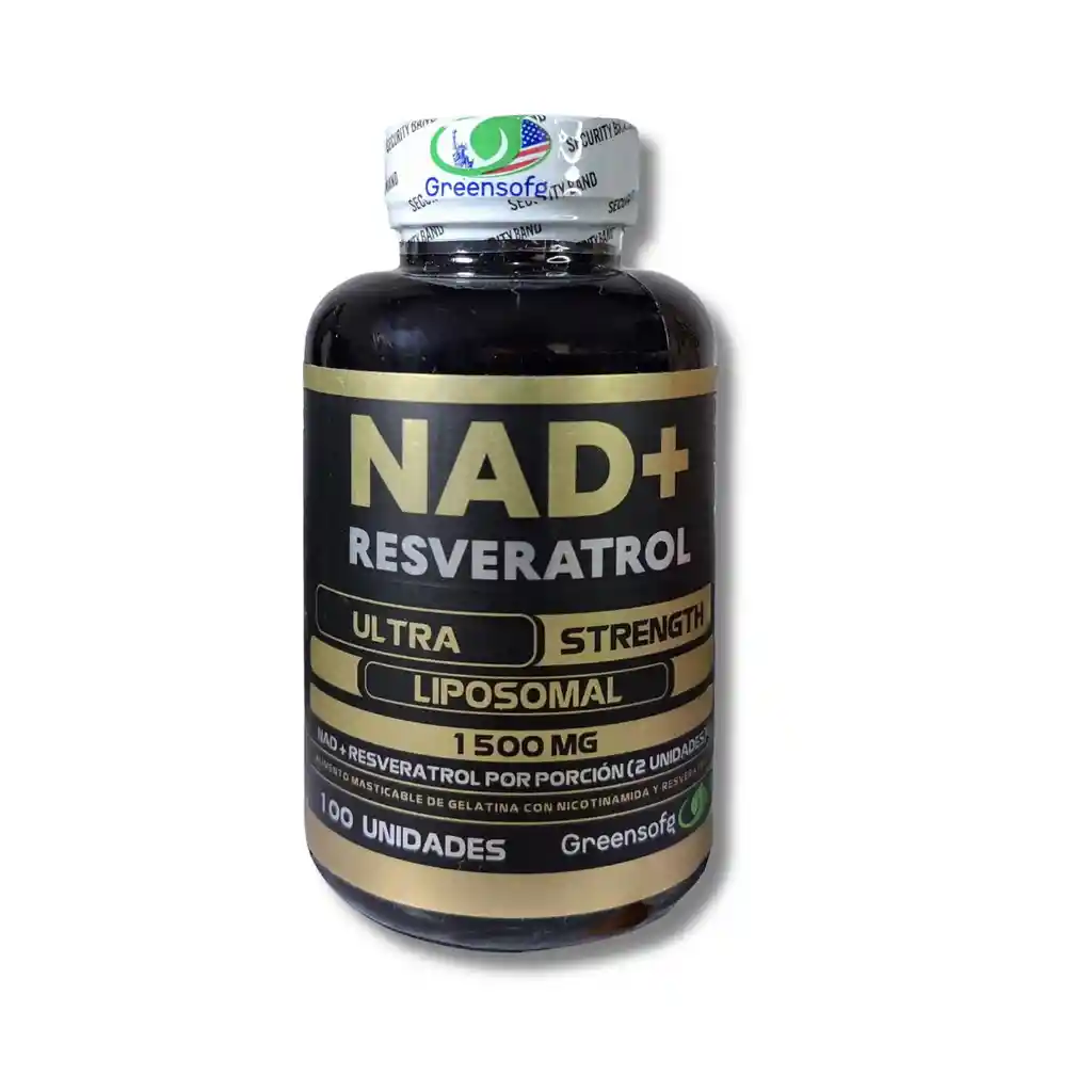 Nad+ Resveratrol Liposomal Ultra Strength 1500 Mg 100 Softgels