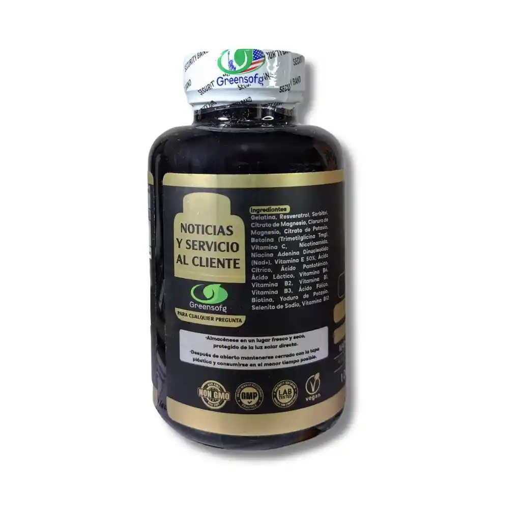 Nad+ Resveratrol Liposomal Ultra Strength 1500 Mg 100 Softgels