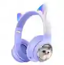 Audífonos Para Niños Diadema Bluetooth Gato 09