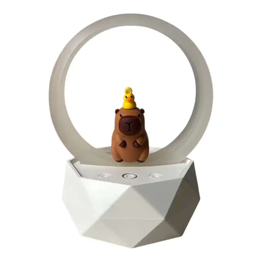 Lámpara Y Parlante Cafe Bluetooth Para Niños Y Niñas