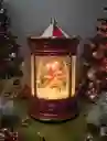 Carrusel Navideño Giratorio Animado Adorno Navideño Rojo🎄🎅