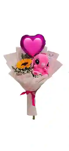Ramo De Stitch Con Girasoles