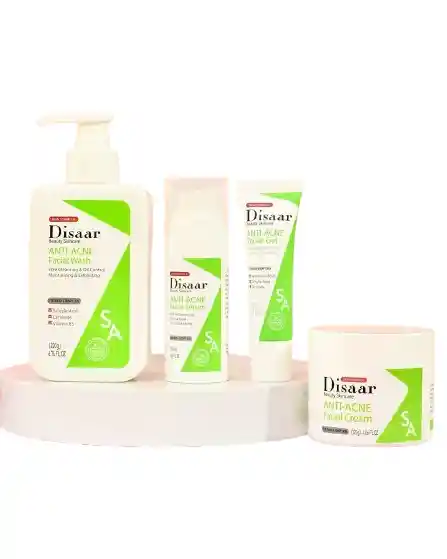 Kit Anti Acné Con Ácido Salicílico Disaar X 4