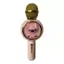 Microfono Karaoke Speaker Portatil Bluetooth Rosa Para Niños