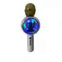 Microfono Karaoke Speaker Portatil Bluetooth Azul Para Niños