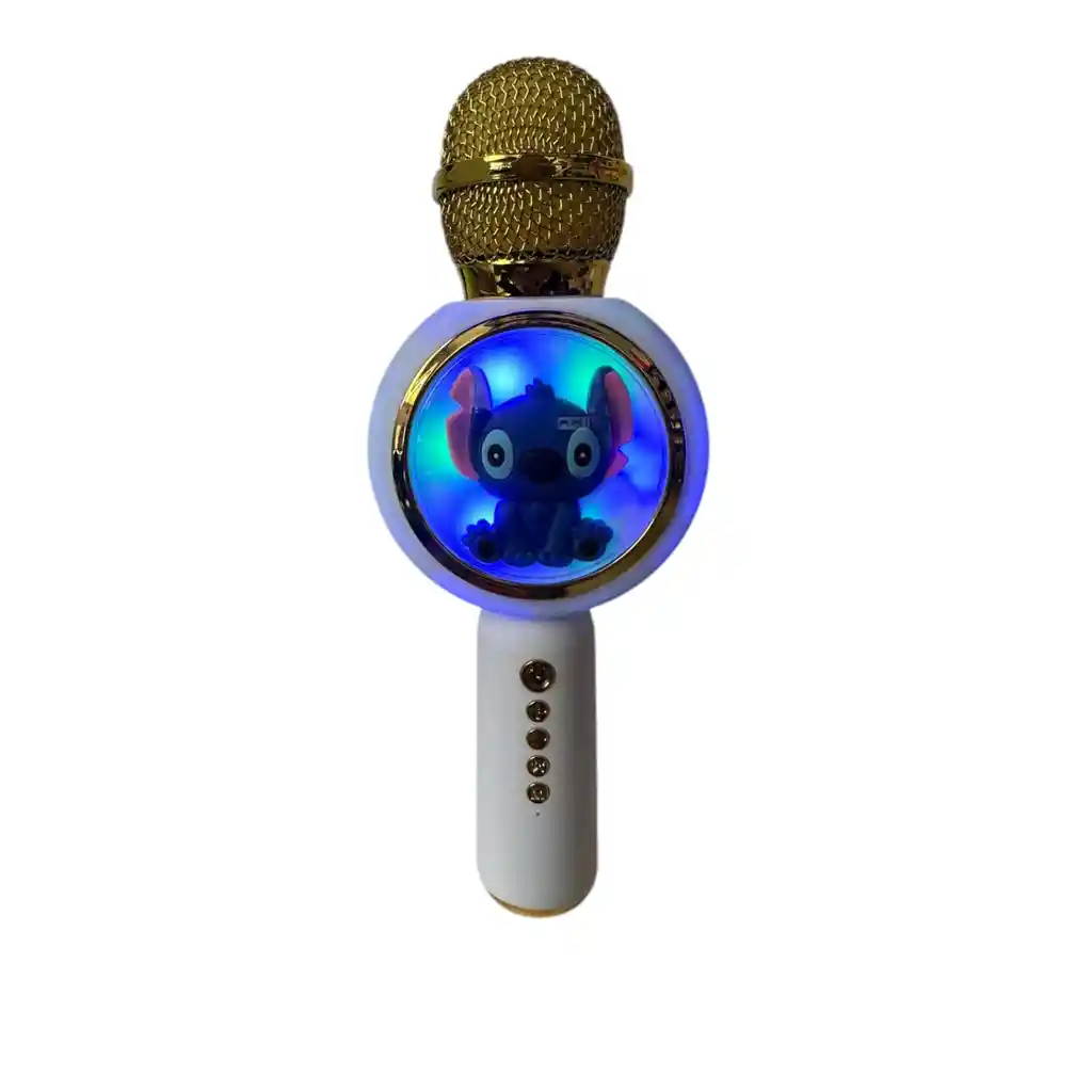 Microfono Karaoke Speaker Portatil Bluetooth Azul Para Niños